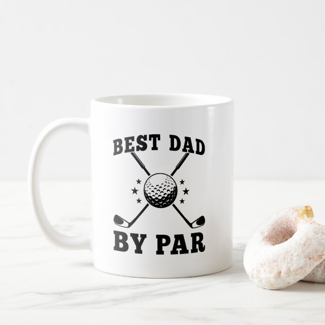 Café Taza de golf para el mejor papá (Con donut)