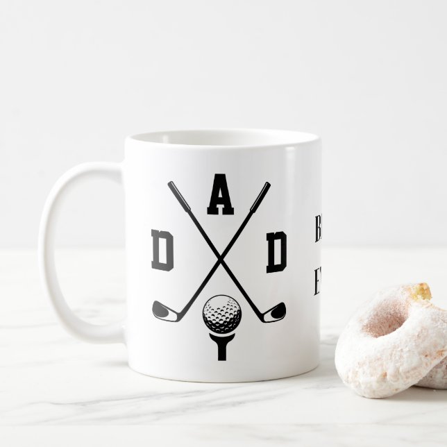 Café Taza de golf para el mejor papá (Con donut)