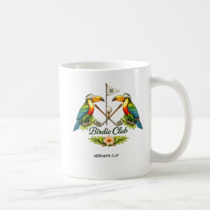 Café Taza de golf personalizada Vintage Toucan Birdie C
