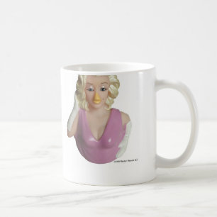 Café Taza de goma del pato de CelebriDucks Marilyn
