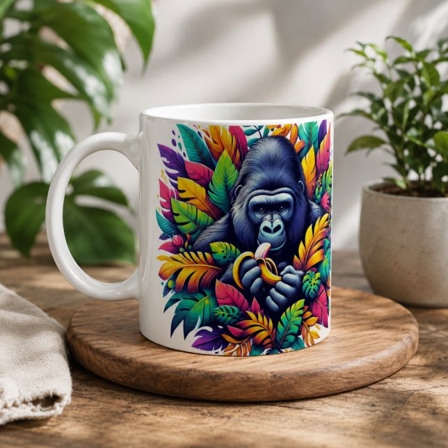 Café Taza de gorila extremadamente genial (Wildly Cool Gorilla Mug)