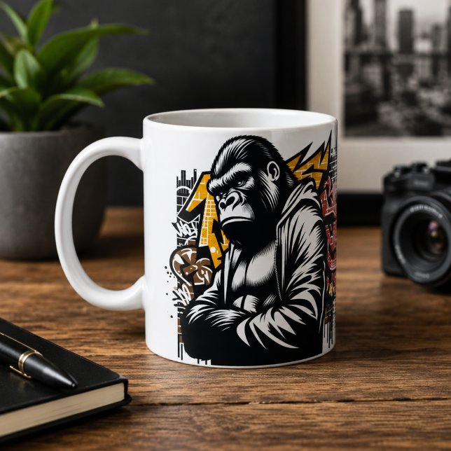 Café Taza de gorila extremadamente genial (Wildly Cool Gorilla Mug)