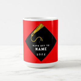 Café Taza de Gorra de Graduación
