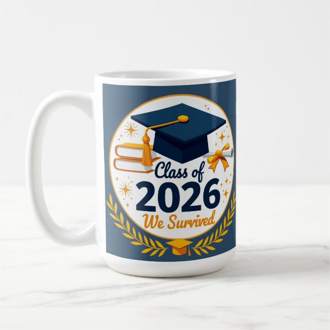 Café Taza de graduación 2026 (Izquierda)