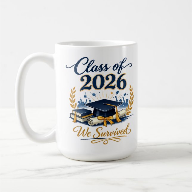 Café Taza de graduación 2026 (Izquierda)