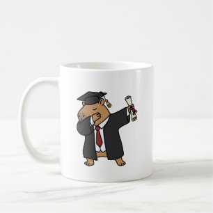 Café Taza de graduación de capibara haciendo dab divert