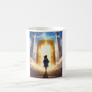 Café Taza de graduación El futuro comienza ahora