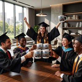 Café Taza de graduación finalmente terminada | Divertid
