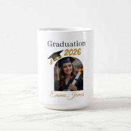 Café Taza de graduación personalizada – Clase de 2026