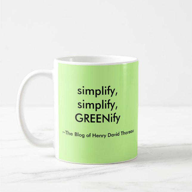 Café Taza de Greenify (Izquierda)