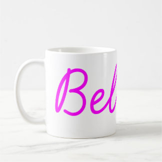 Café Taza de guión Magenta Believe