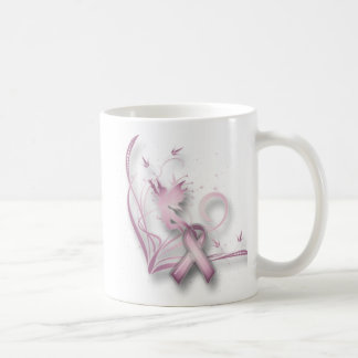 Café Taza de hadas del cáncer de pecho