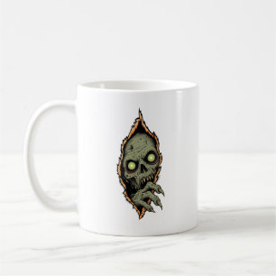 Café Taza de Halloween con Zombie Espantoso Dentro Desg