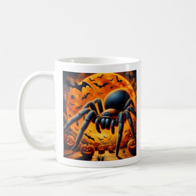 Café Taza de Halloween de Araña (Izquierda)