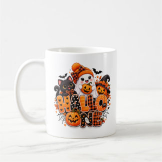 Café Taza de Halloween de Fantasma y Calabaza Adorable
