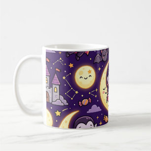 Café Taza de Halloween de Murciélago Vampiro Adorable