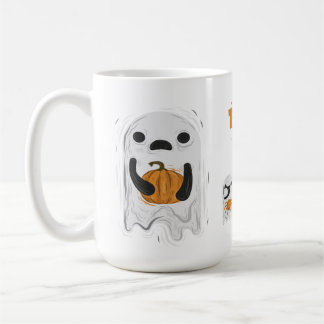 Café Taza de Halloween del Fantasma de Boo Crew