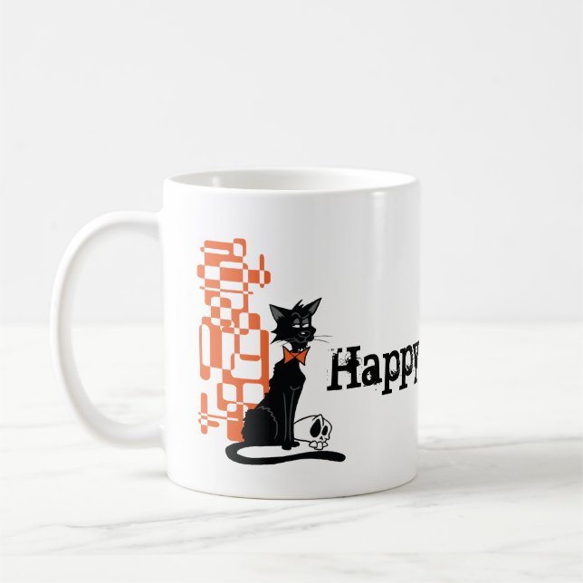 Café Taza de Halloween del gatito de la MOD (Izquierda)