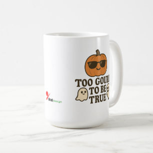 Café Taza de Halloween Demasiado Calabacín para ser Ver