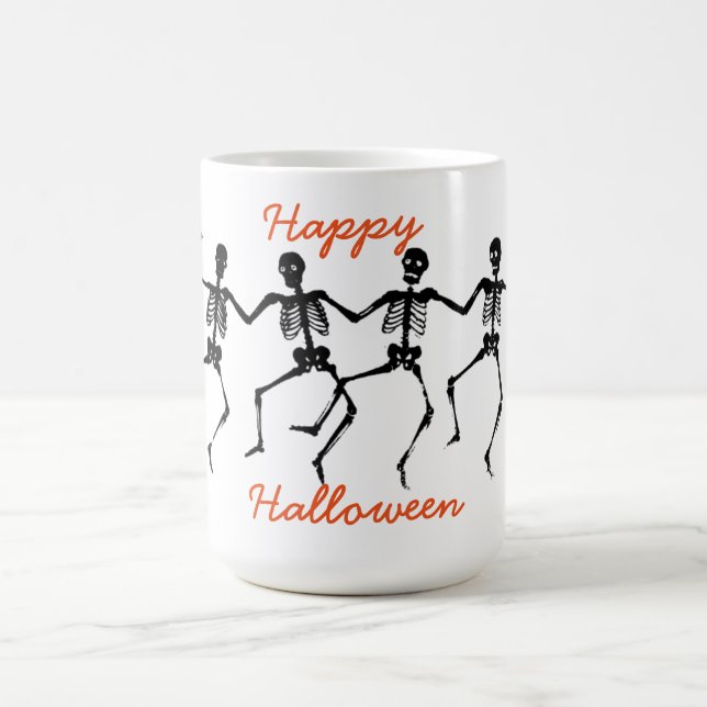 Café Taza de Halloween/Esqueletos (Centro)
