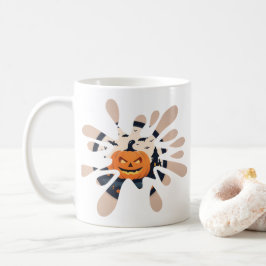 Café Taza de Halloween Splash de Calabaza Espeluznante