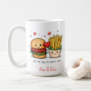 Café Taza de Hamburguesa Llena de Cute Favorito Mío