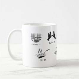 Café Taza de Hannuká - Bendícela, Enciéndela, Hazlo