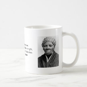 Café Taza de Harriet Tubman con cita "ideal"