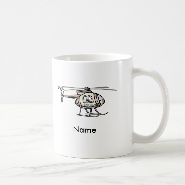 Café Taza de Helicóptero Ajetreado (Derecha)