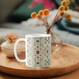 Café Taza de hierbas boho