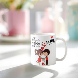 Café Taza de historia de amor