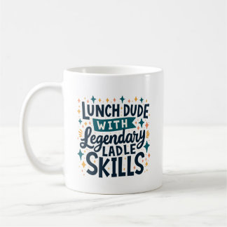 Café Taza de Hombre del Almuerzo con Habilidades Legend