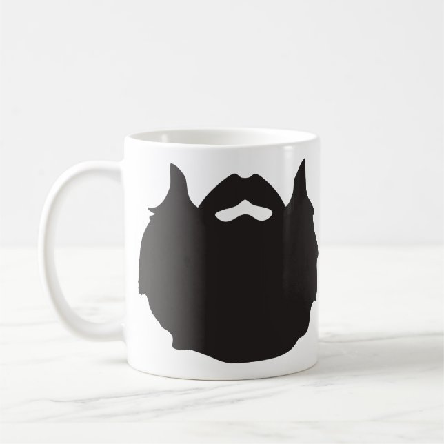 Café Taza de hombres de la barba (Izquierda)