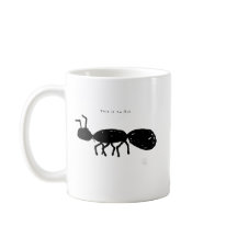 Taza de hormiga divertida - Regalo de animal mal d
