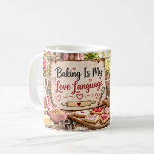 Café Taza de hornear es mi lenguaje del amor
