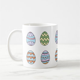 Café Taza de huevos de Pascua lindos estilo 2