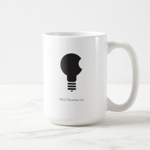 Café taza de humor de manzana