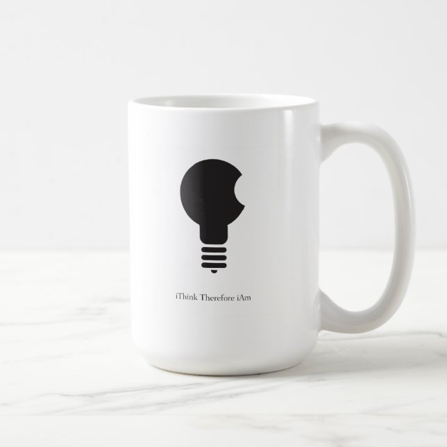 Café taza de humor de manzana (Derecha)