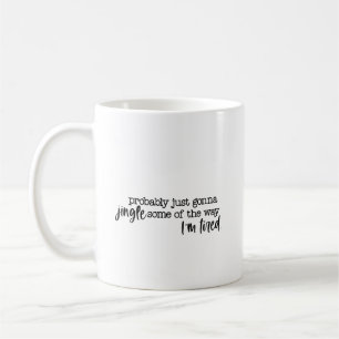 Café Taza de humor navideño para empleados divertidos