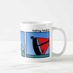Café Taza de hundimiento divertida de Stickman del