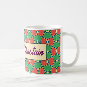 Café Taza de identidad con patrón Z6