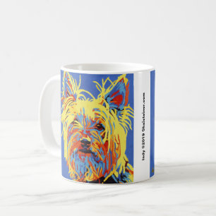 Café Taza de Indy - perro de Terrier