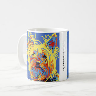 Café Taza de Indy - perro de Terrier