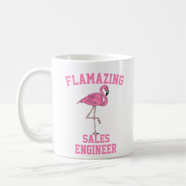 Café Taza de ingeniero de ventas Flamazing (Izquierda)