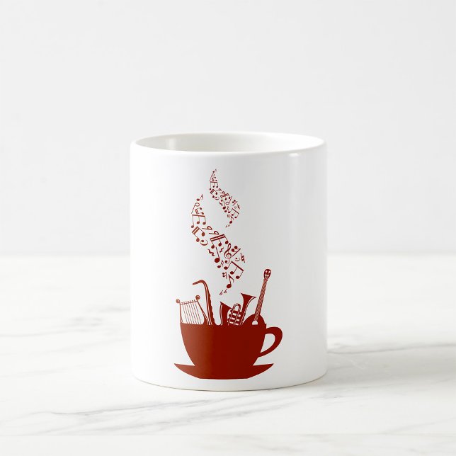 Café Taza De Instrumentos Musicales Y Notas (Subido por el creador)
