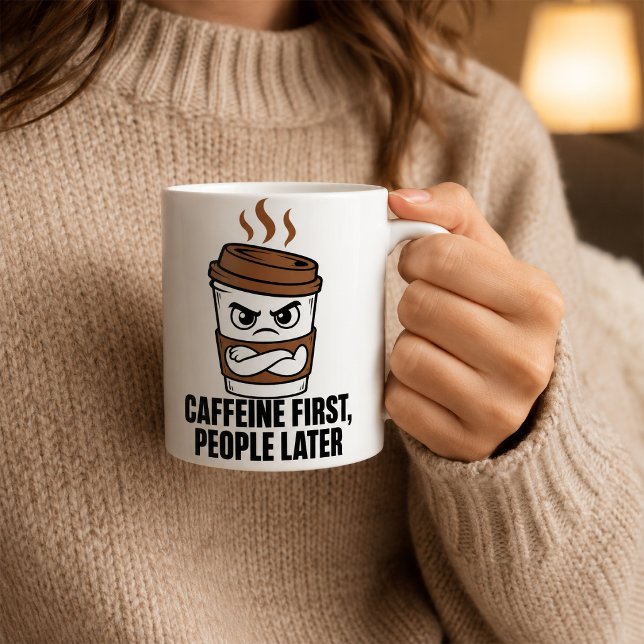 Café Taza de introvertido con la inscripción Caffeine F (Subido por el creador)
