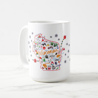 Café Taza de invierno de Wisconsin