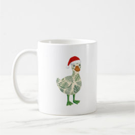 Café Taza de invierno del pato extravagante de Santa