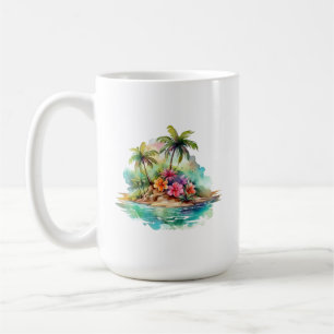 Café Taza de Isla Tropical