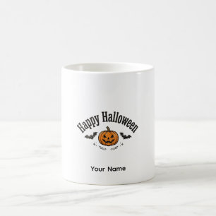Café Taza de Jack O Lantern - Regalo Vintage de Hallowe